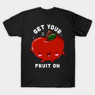 Dancing Kawaii Apple T-Shirt